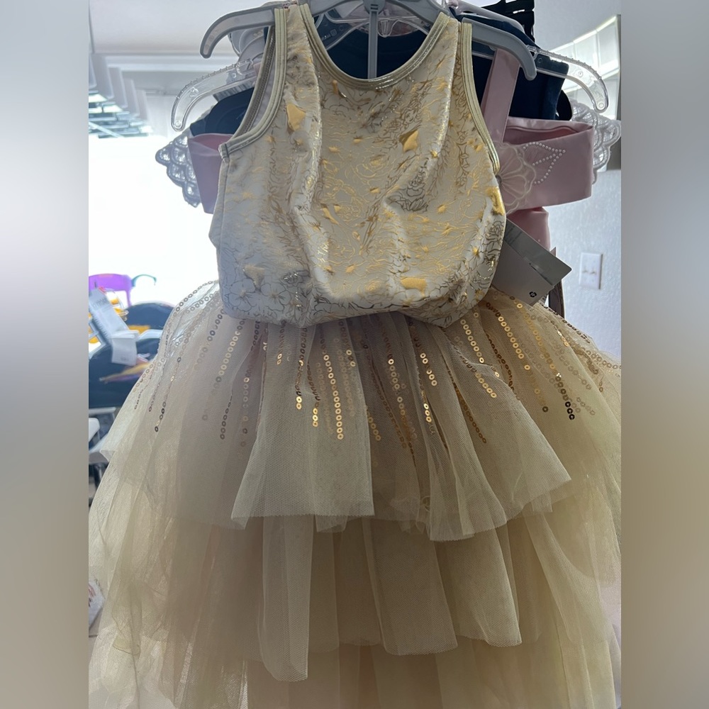 Belle boutique body suit and tutu